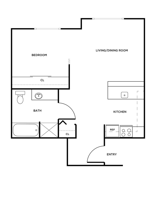 Floorplan - Woodrose Apartments