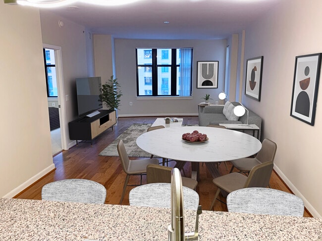 Living / Dining - 400 Massachusetts Ave NW