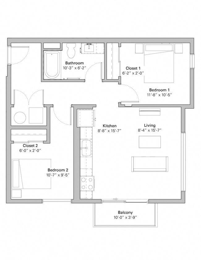 Floorplan - Melody on Main