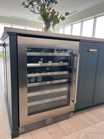 Spacious Sub Zero Refrigerator AND a spacious drinks cooler. - 387 Commercial St