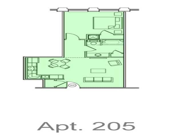 Apartment 205 - Lofts @ 300 Bowman