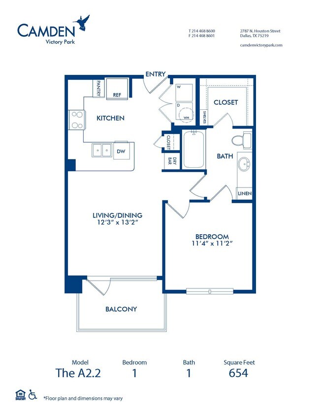 Floorplan - Camden Victory Park