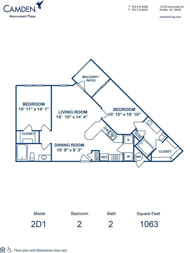 Floorplan - Camden Monument Place