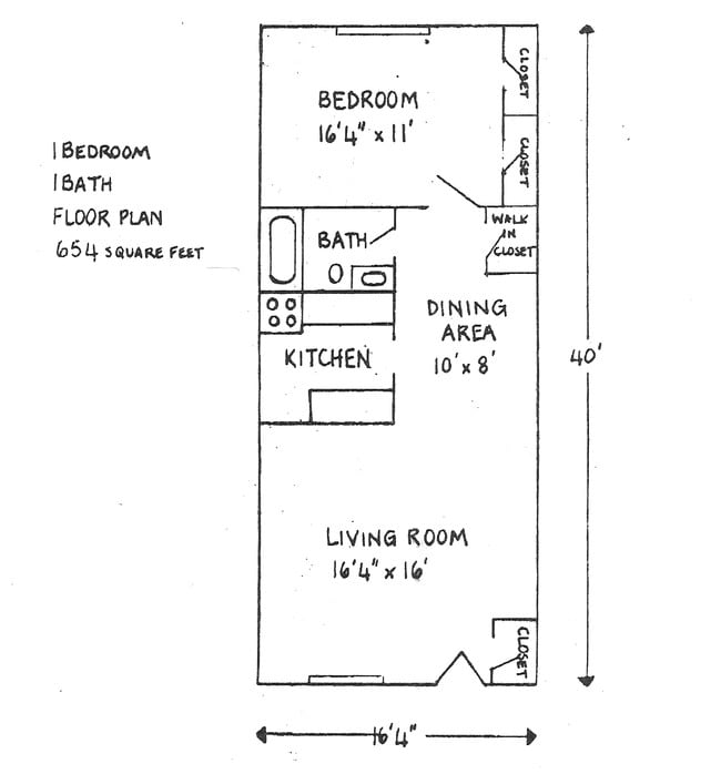 1BR/1BA - Vista Del Sol Apartments