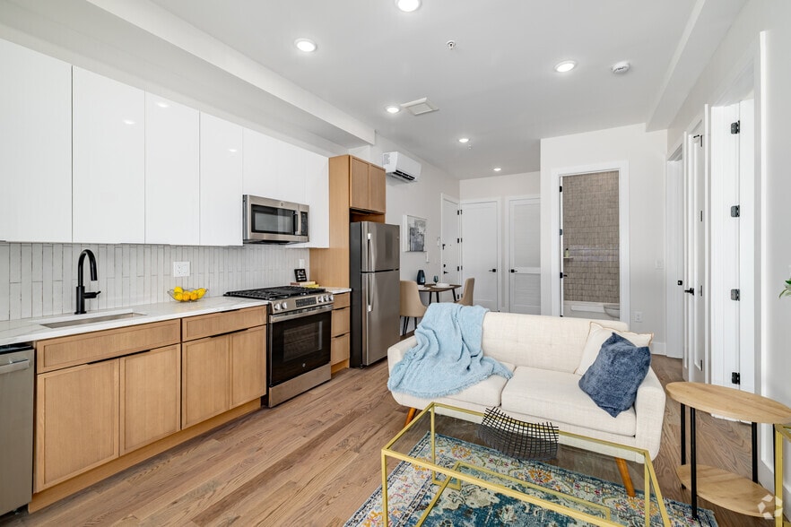 2-Bedroom Model Home - Kitchen/Living Room - The Lembeck House
