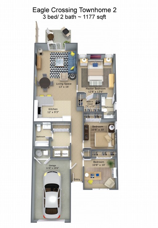 Beautiful Brand New Construction Town Homes! 182 SW Tennessee Dr Blue