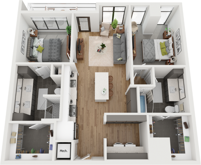 Floorplan - Deca Apartments