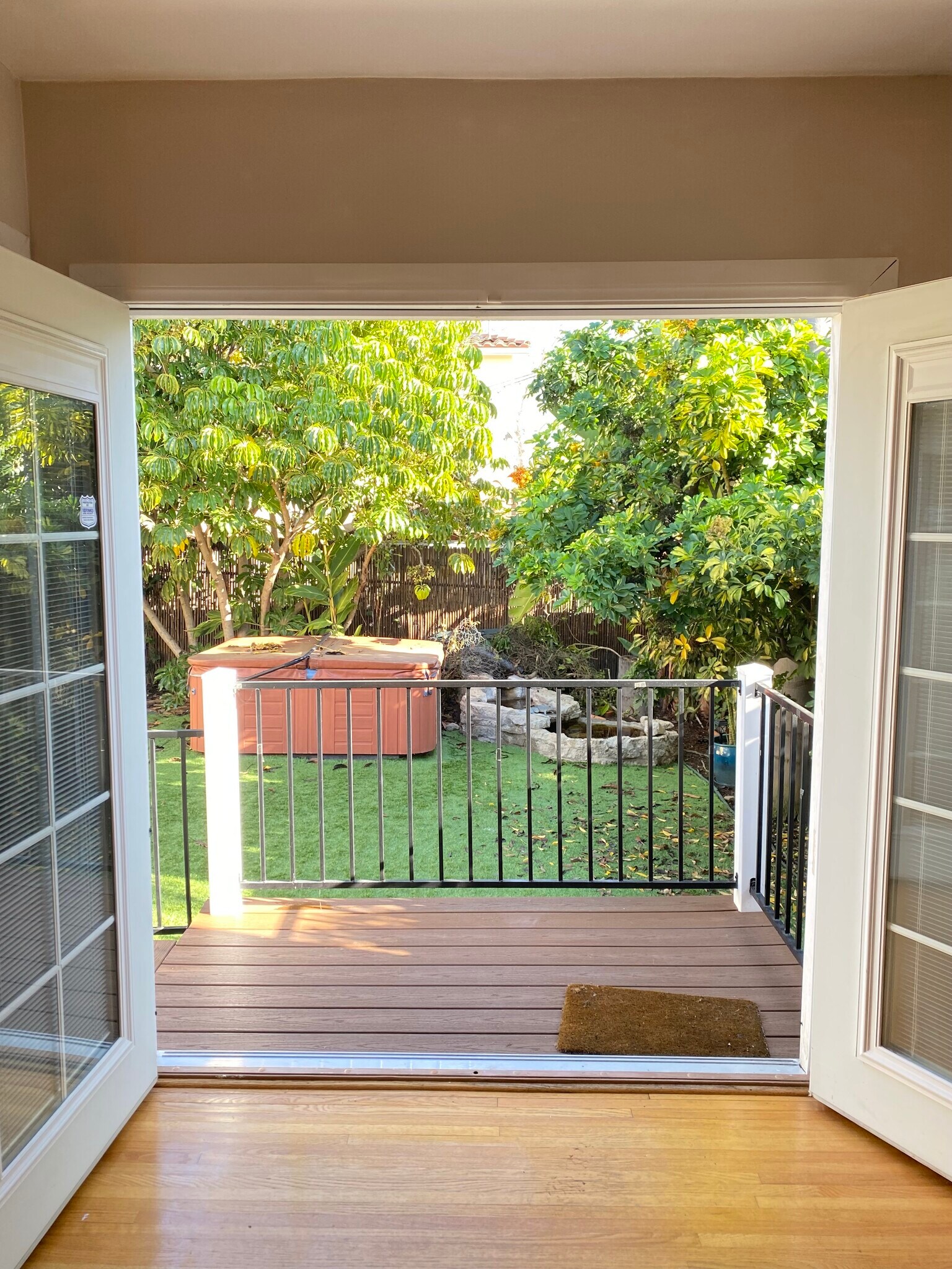 Hot tub in the private backyard. - 1350 Curson S Ave