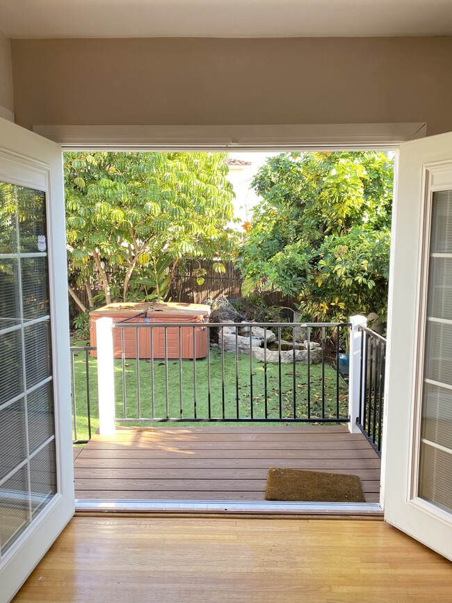 Hot tub in the private backyard. - 1350 Curson S Ave