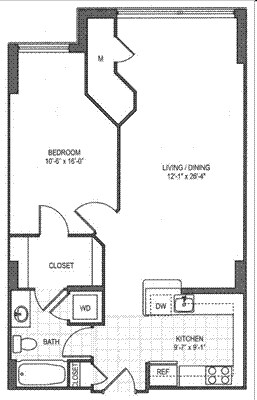 1BR/1BA - Metro Rosslyn Apartments