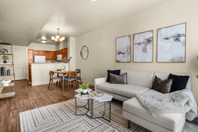 Spacious Living Room - Birkhill Apartments