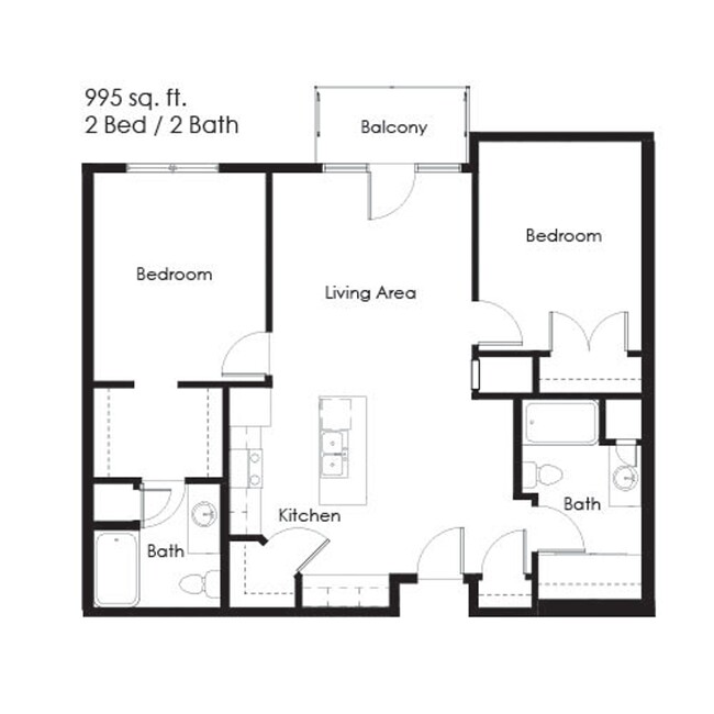 Floorplan - Overlook Ridge 55+ Apartments