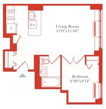 1BR/1BA - The Copper Hill