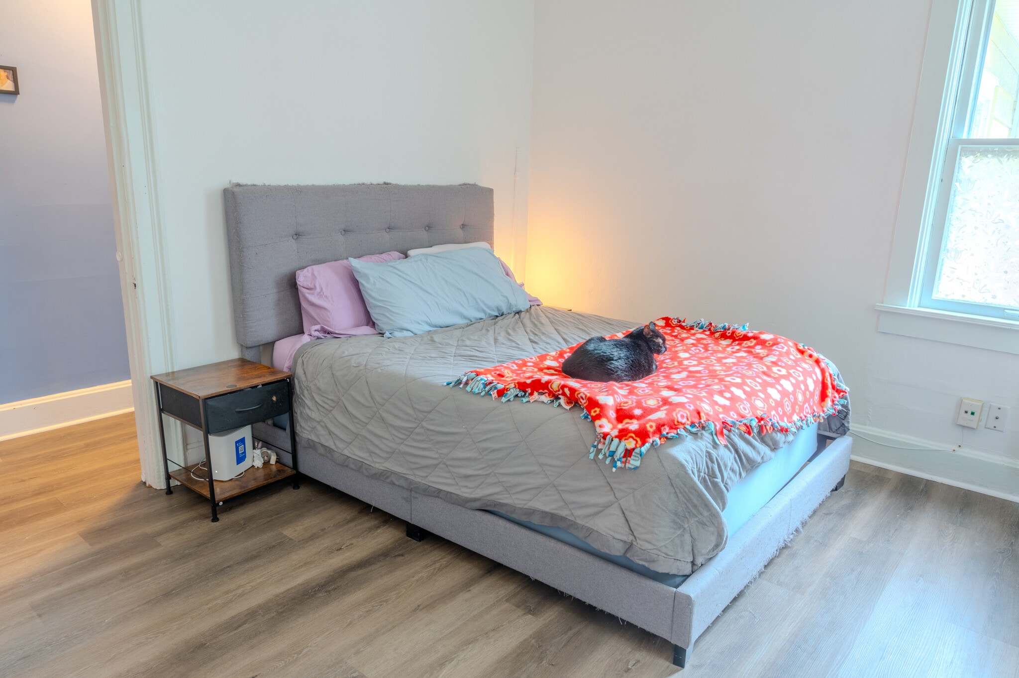 Bright and airy master bedroom with high ceilings. - 1534 N Marshall St