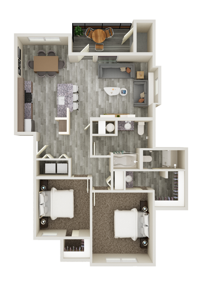 RHR_2x2 Unit B- 1048 SF Floorplan.jpg - Reserve at Hunters Ridge