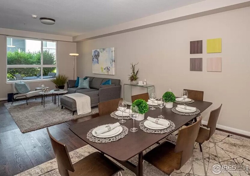 Open kitchen/dining/living room - 2850 E College Ave