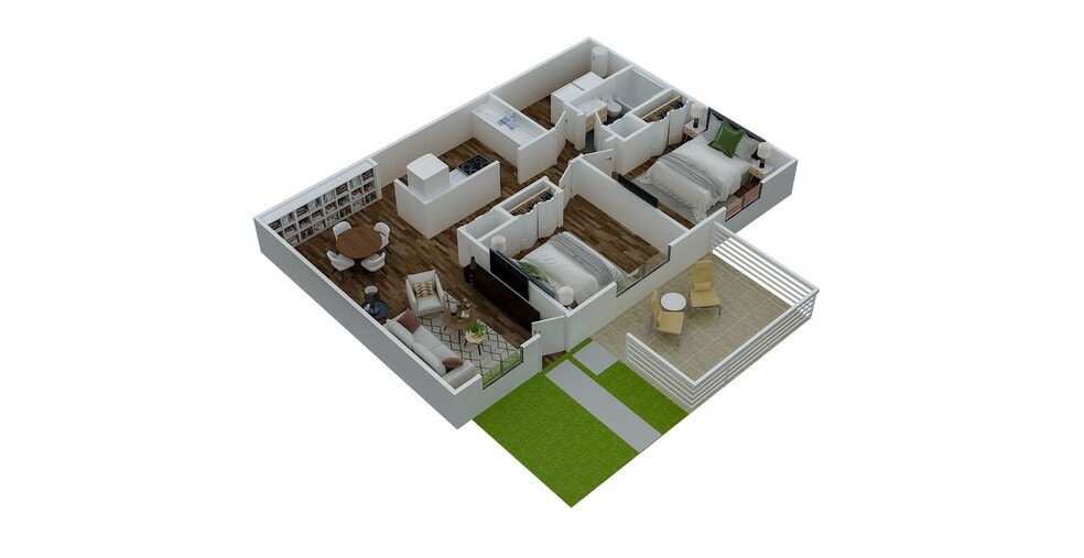 Interior Photo - Whisperwood ~ Boutique Cottage Style Living Meets Hassle Free Leasing