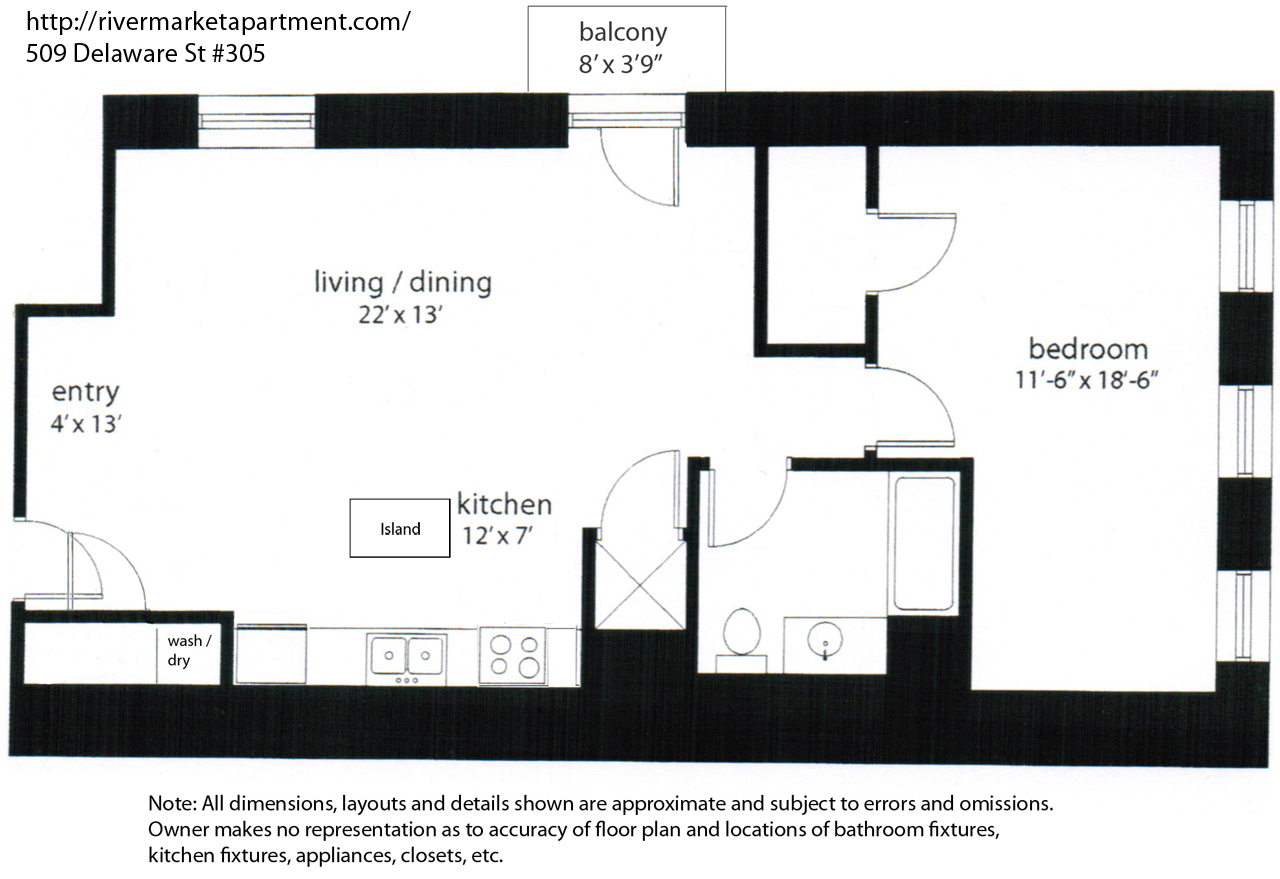 Floor plan - 509 Delaware Street