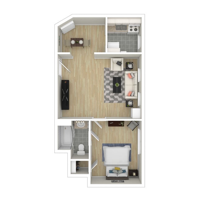 Floorplan - 1005 Grove Ave Apartments