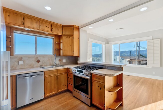 Kitchen with View and New Dishwasher and New Range - 10 Tucker Ave