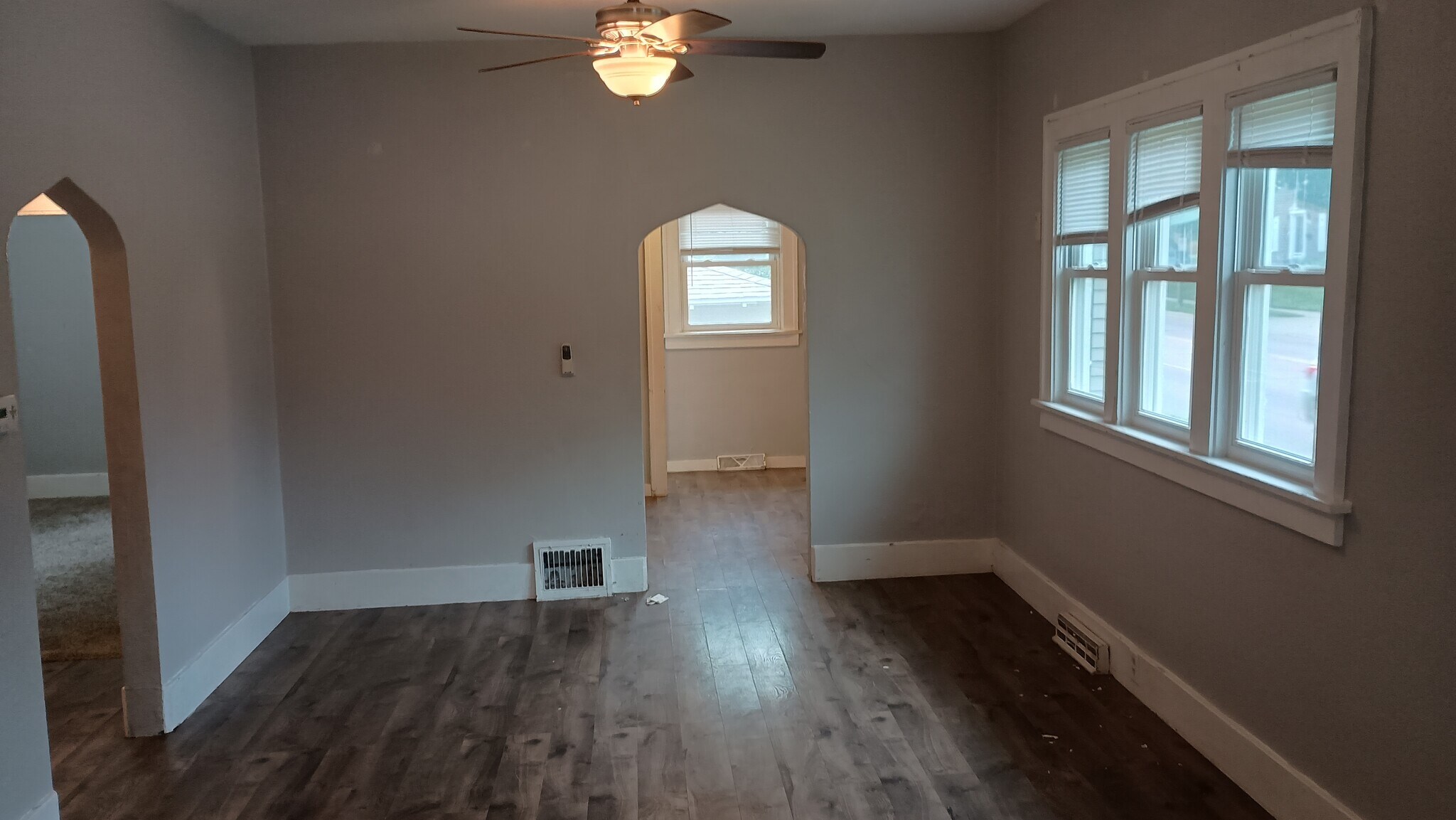 Living room to kitchen - 1801 S Spring Ave