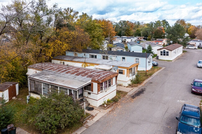Aerial Photo - June's Mobile Home Village