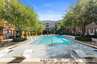 Pool with Cabanas & Sun Ledge - AMLI West Plano