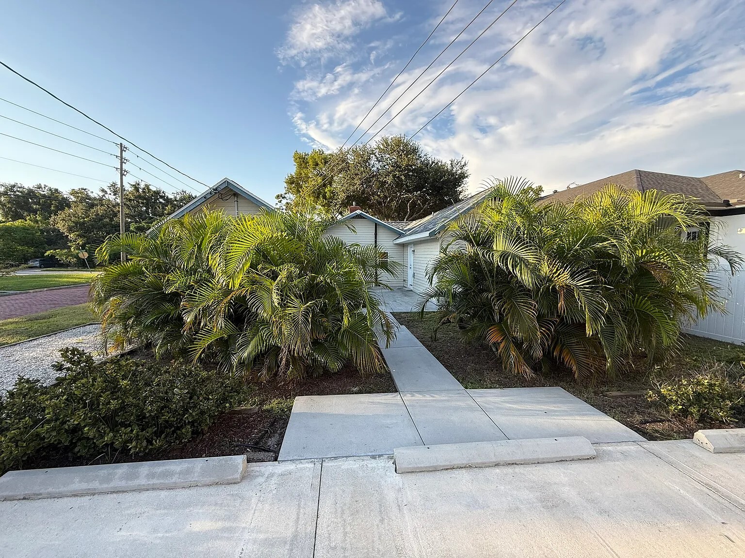 Rear of property, private and tropical landscaping - 3460 4th Ave S