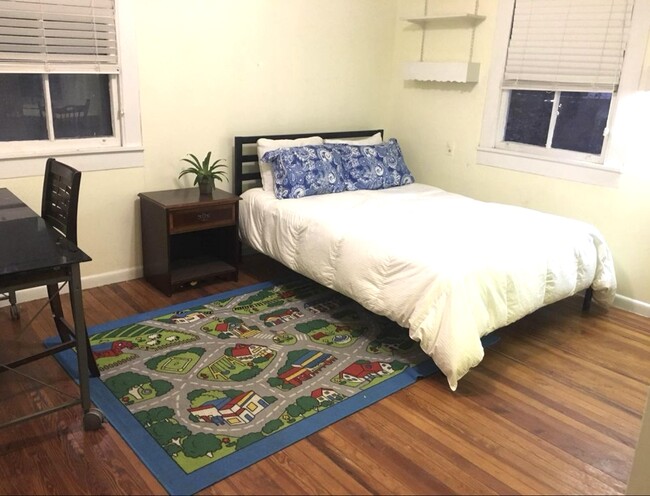 One of three large bedrooms upstairs-Queen bed - 2427 Calhoun St