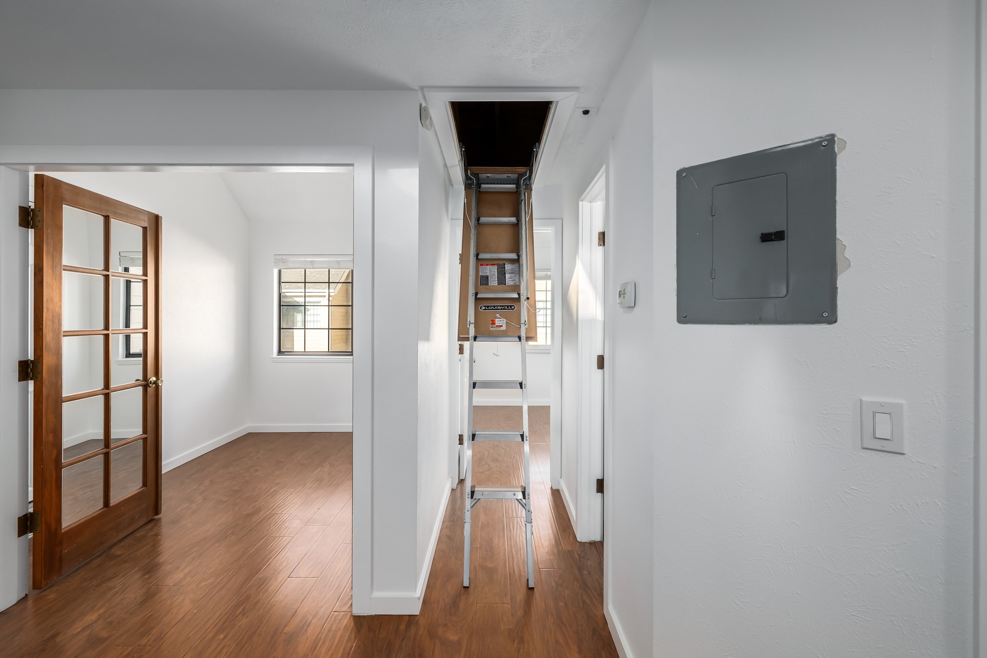 Pull-down ladder; access to attic storage - 4816 E Kentucky Ave