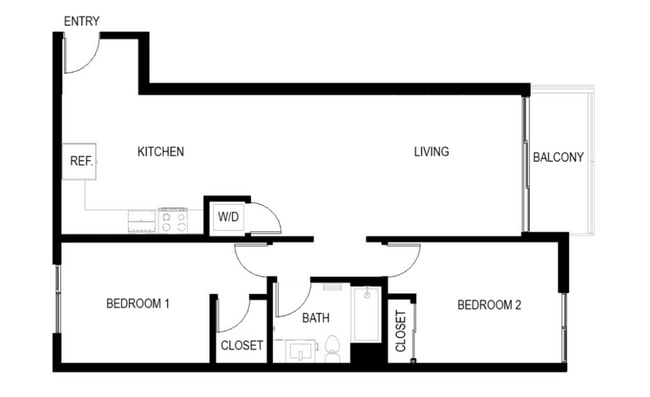 Floorplan - Uptown Lofts Apartments