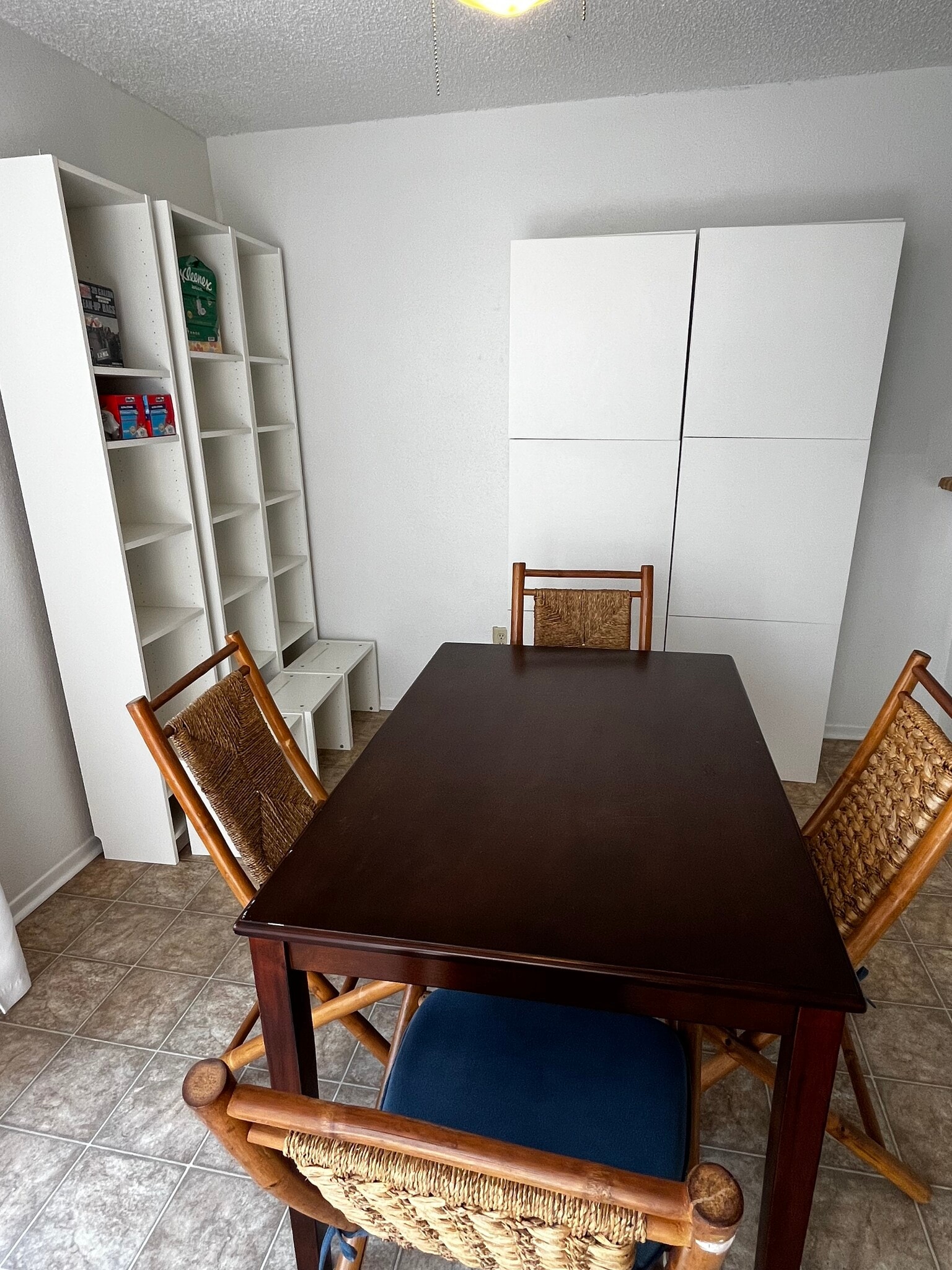 Dining table and shelves - 13632 Garden Grove Ct