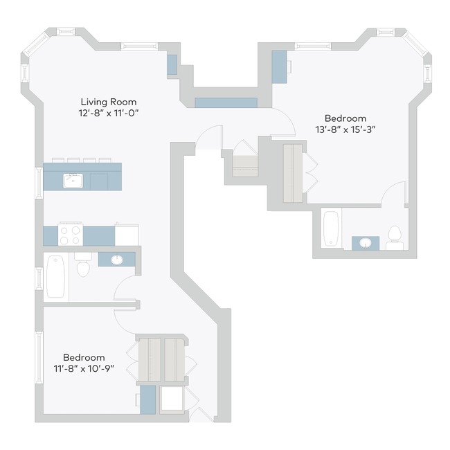 Floorplan - 5557-59 S. University Avenue