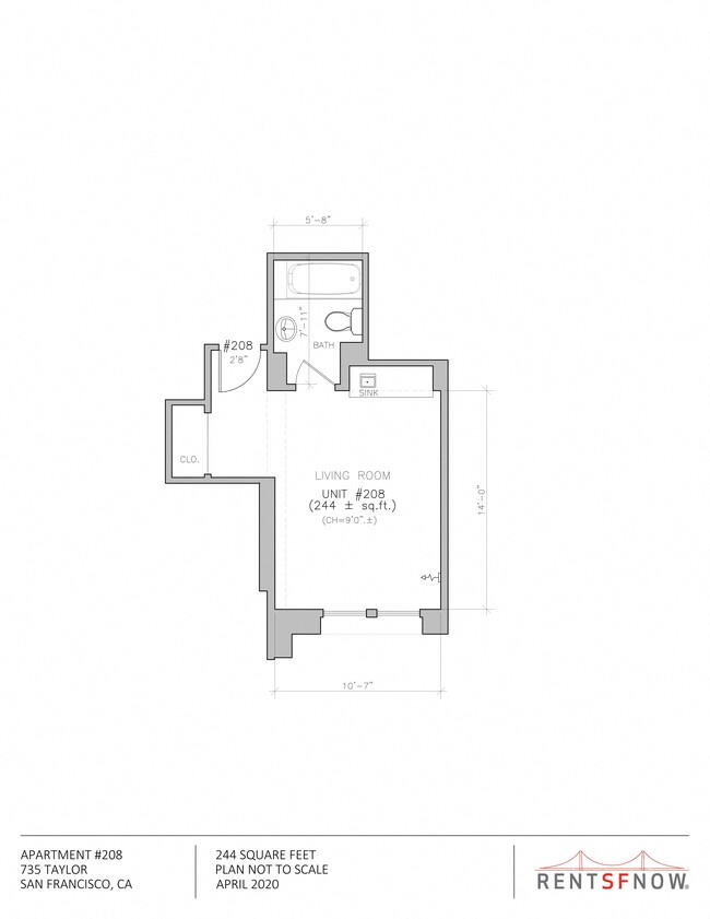 Floorplan - 735 Taylor