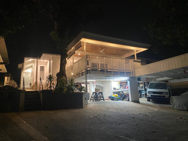 Front of house at night - 3716 Claudine St