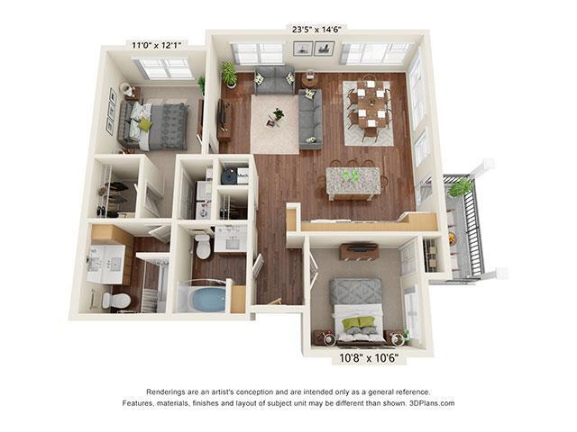 Floorplan - Covington Crossings 55+ Senior Living