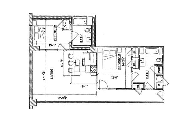 2BR/2BA - 1440 Mount Vernon St