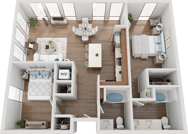 Floorplan - Casey Apartments