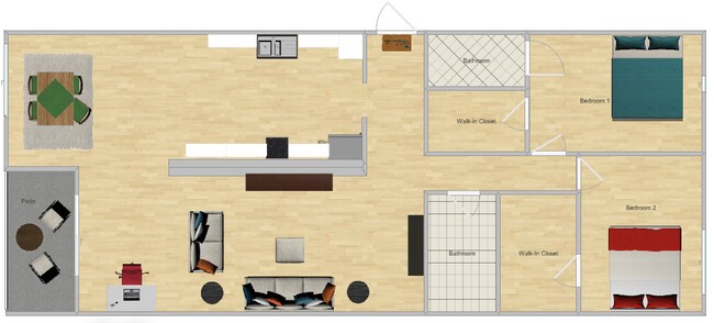Floorplan - 12200 Montecito Rd