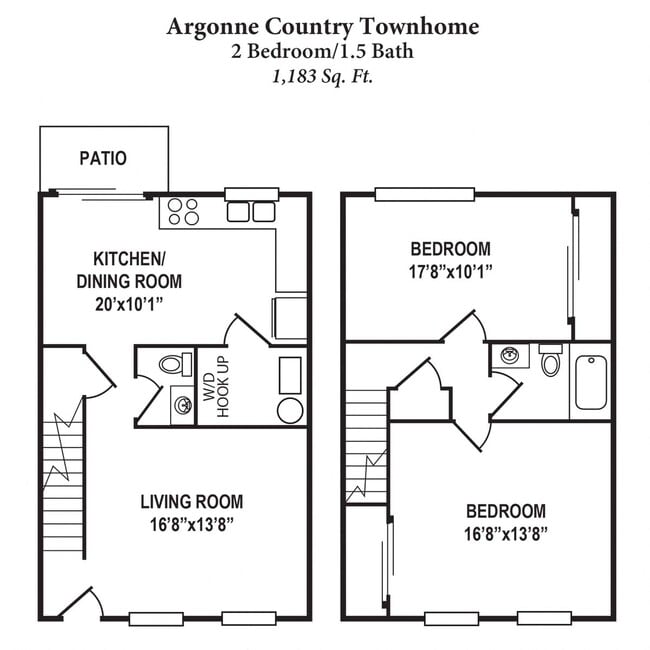 Floorplan - Forest Park Apartments