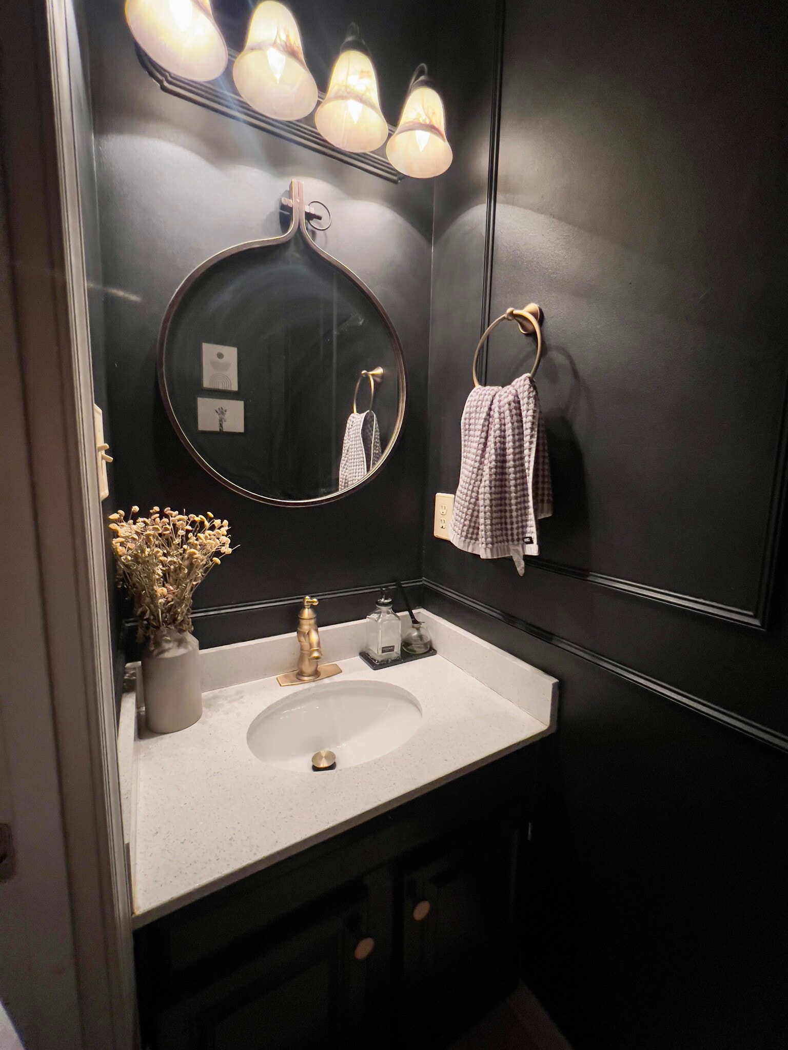 Powder room - 111 E Colonial Dr