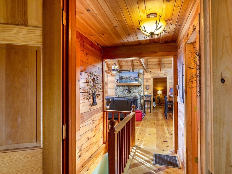 Hallway to Second room and Stairs down to basement - 404 Owls Brow