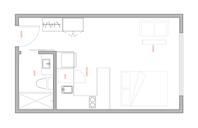 Floorplan - The Mod at Riverwalk