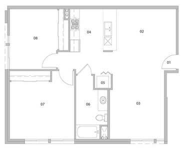 2BR/1BA - The Burton Pasadena