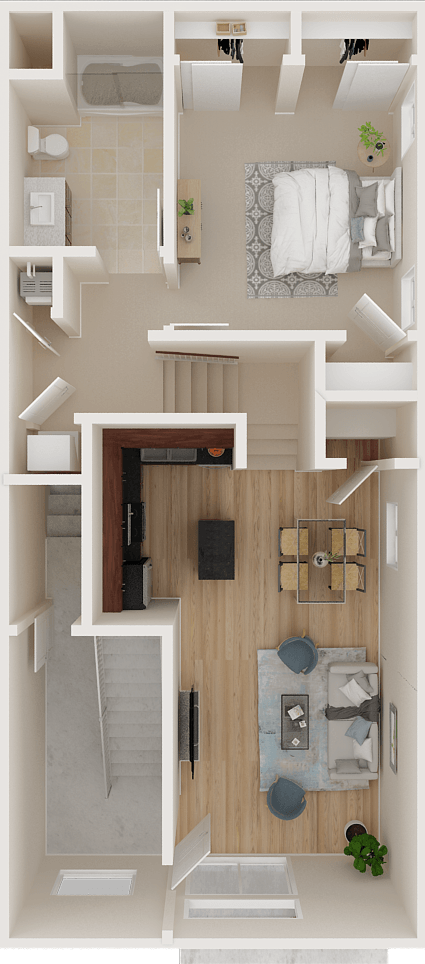 Floorplan - Adora Townhomes