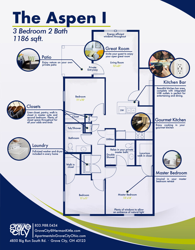 Floorplan - Crossing at Grove City