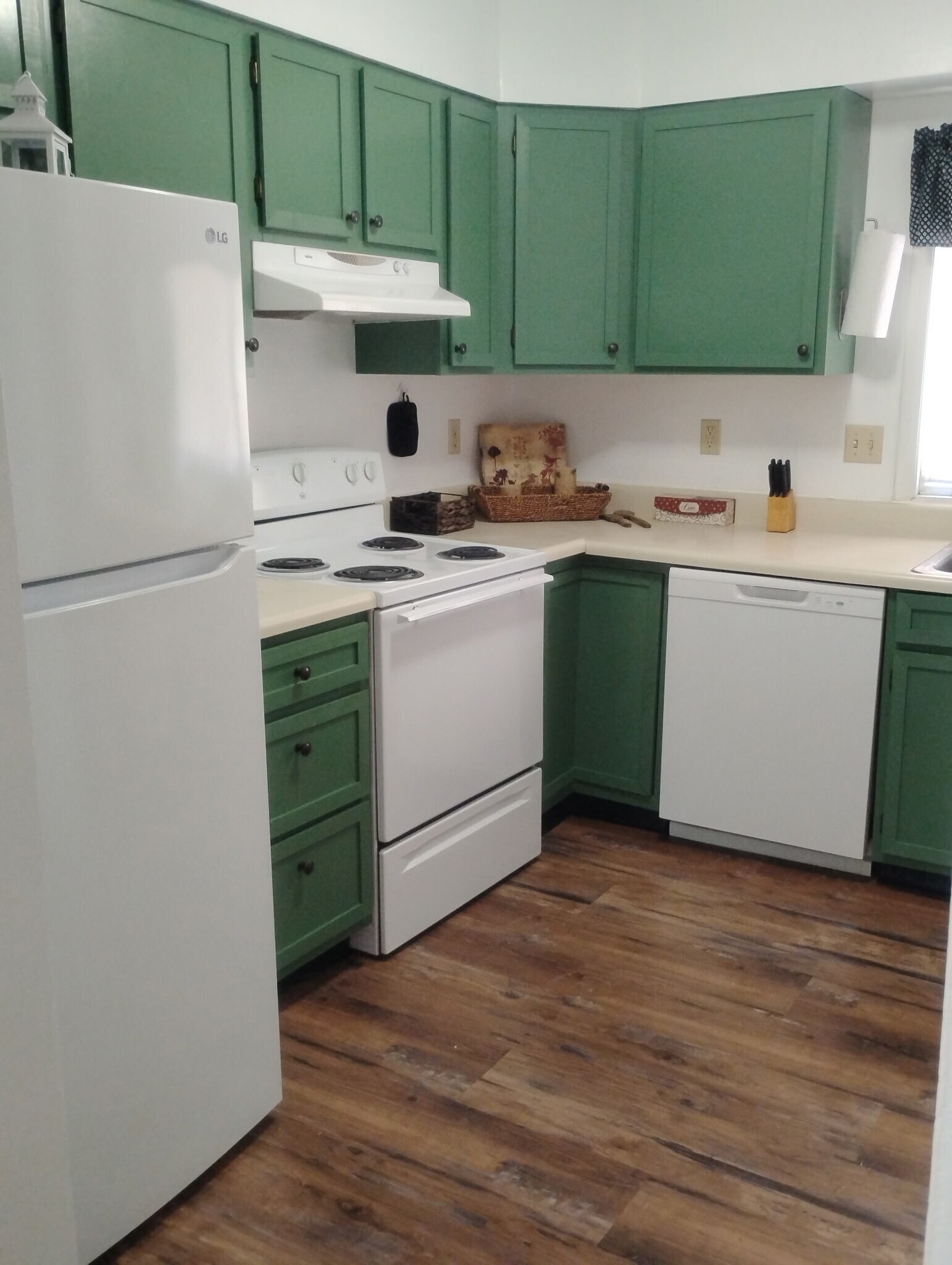 Kitchen with plenty of cabinets and storage space. - 334 Shenandoah Cir