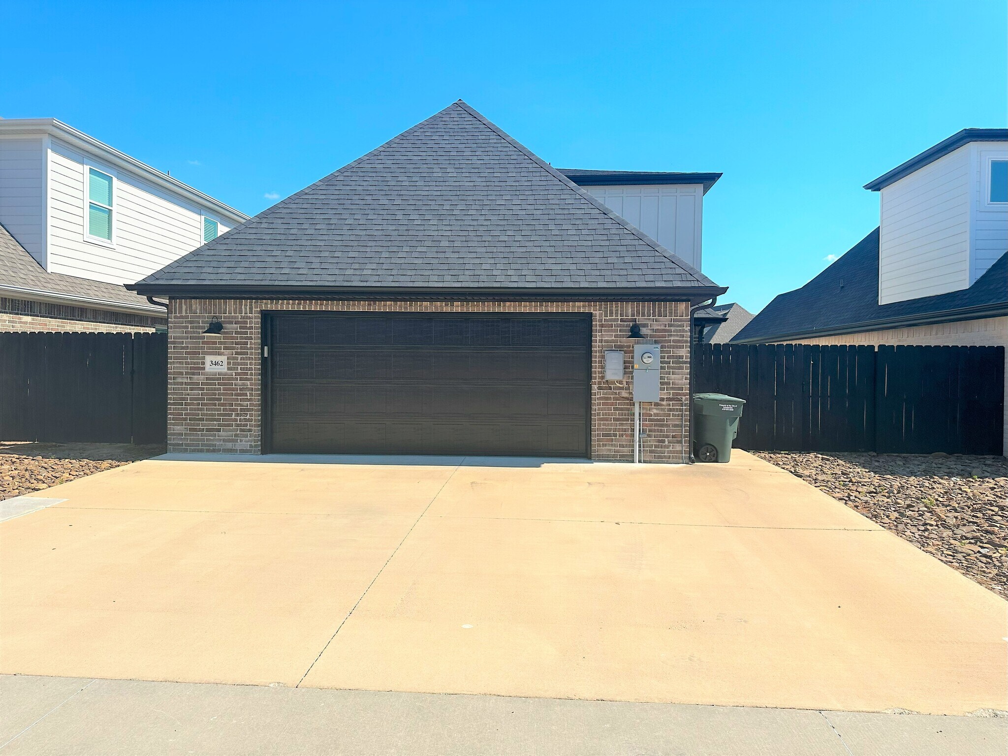 Garage with extra parking pad - 3462 W Tuscan Rd