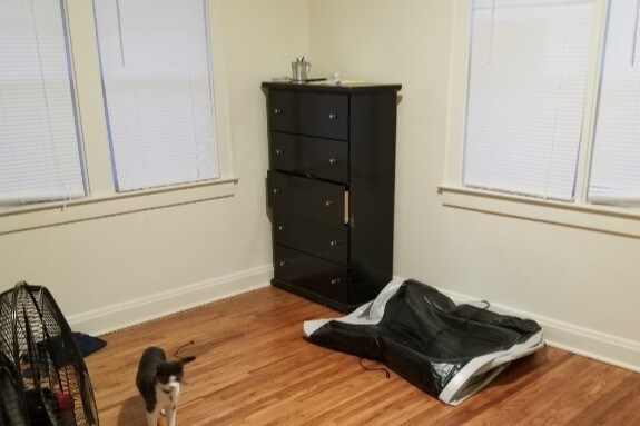 2 equal rooms large enough for Q mattress. A third room is perfect for an office. - 158 W Weber Rd