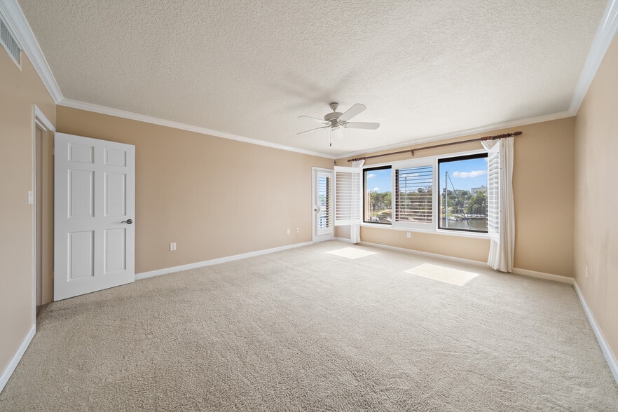 Primary Bedrooms with door out to Balcony - 2220 Front St
